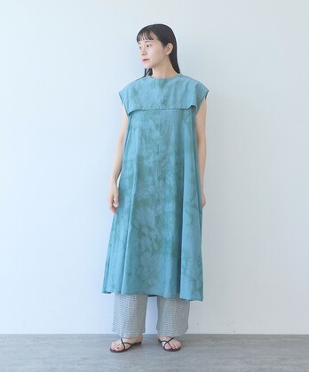 yuni ガウンワンピース yuni ユニ 近江晒ワンピース(25SS) | T.T. GARRET
