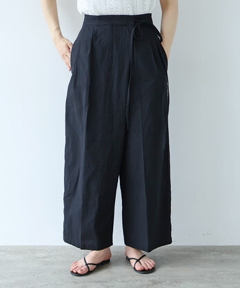 �����xCotton/Linen high waist wrap �p���c