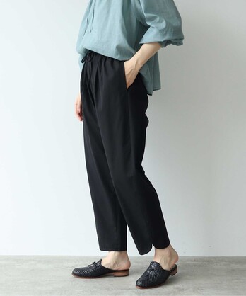 S・M・Lサイズ展開】ツータックワイドパンツ – Bab