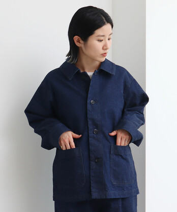 ○12ozDENIM FRENCH WORKERS ブルゾン