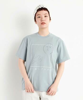 【新発売】今週の市販 AMBIDEX Store FLAT-cic WHITE): Tシャツ(F SAWAYAKA ○drawing クリアファイル