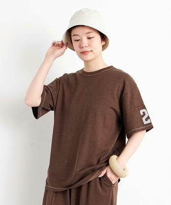 TOUGH AGE」ワッフルクルーネックロンT メンズ(S 濃色