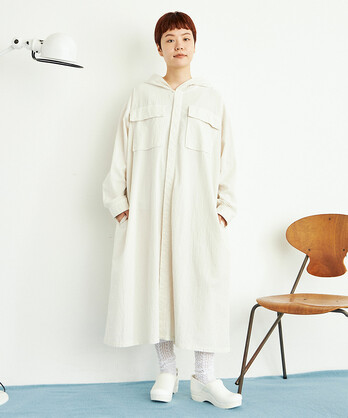 �����QPOPLIN ���i�� HOODIE �h���X