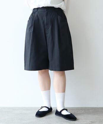 AMBIDEX Store ○強撚TWILL HAKAMAパンツ(F BLACK): FLAT-cic-HATENA
