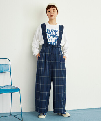 サロペット・オーバーオール・オールインワン Lumignon Waffle tweed combinaison ルミニョン WAFFLE TWEED COMBINAISON Lumignon