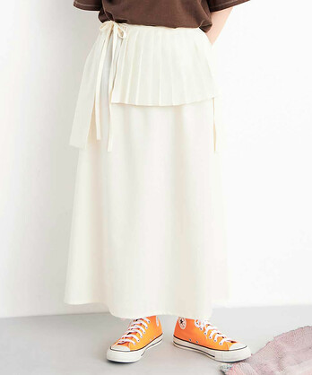 WOOL tropical RAP PLEATS XJ[g