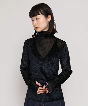 クレッシェント⭐︎カットソー　ブラック AMBIDEX Store トップス/Tシャツ / カットソー