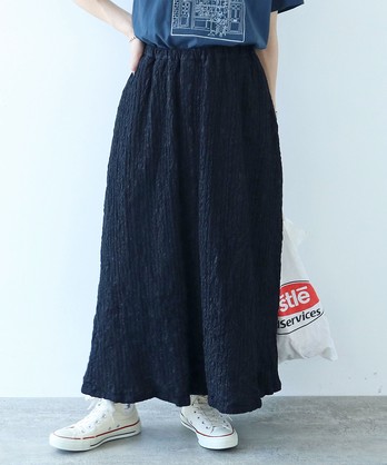 ZARA - 新品 ZARA ザラ ロングスカート スカート マリン 刺繍