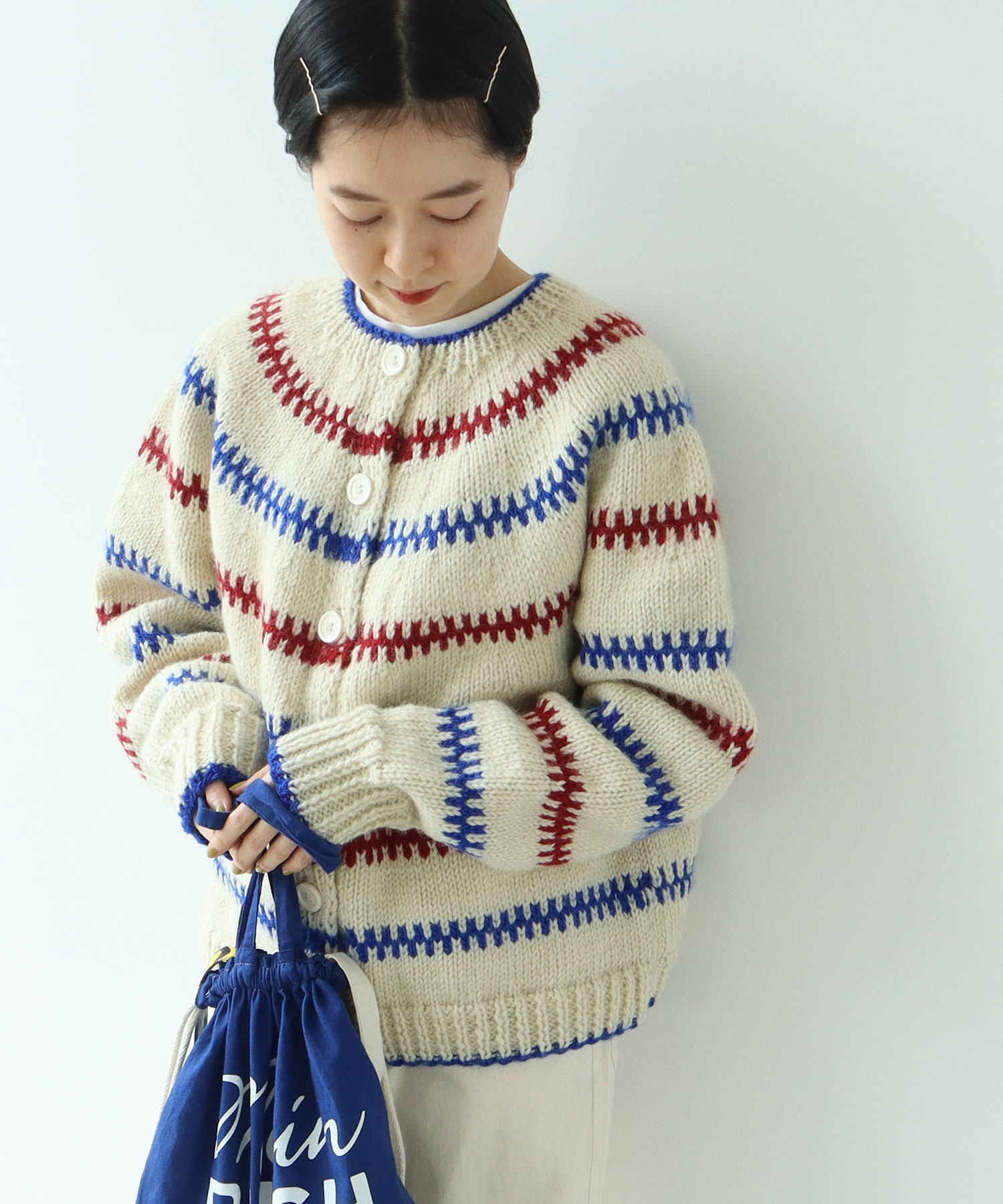 値下中【新品・未使用】ピンク ノーカラージャケット シボコットン　PAR ICI インアット 