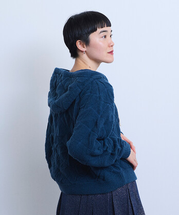 �ZDOUBLE JACQUARD �t�[�h�p�[�J�[