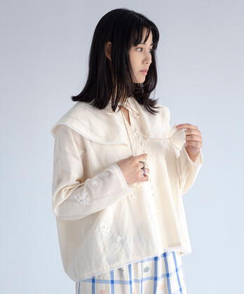 �y�\��̔��z�Zantique chain embroidery �u���E�X