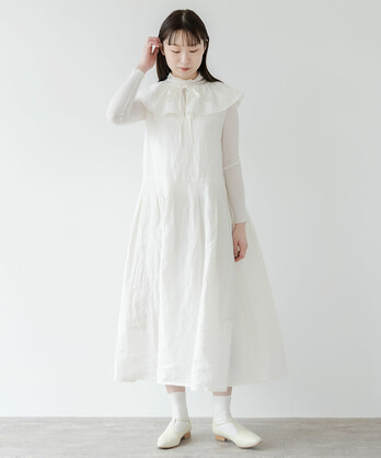 linen pin tuck dress 01
