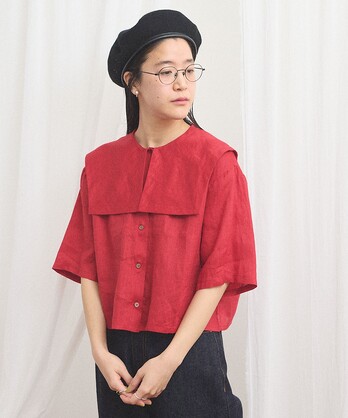 【新品タグ付き】fig L London uneven skirt 赤色 fig London（フィグロンドン）の「uneven skirt（スカート）」 - WEAR