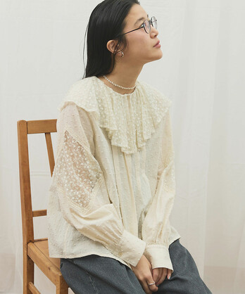 fig london シアーブラウス fig london シアーブラウス
