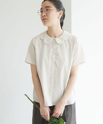 △○Petal　short sleeve blouse