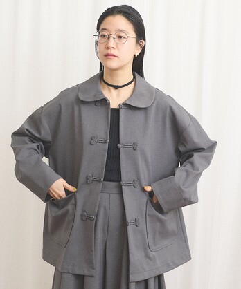 fig London フィグロンドン　タイプライターコート　fog blue 中古・古着通販】london fog (ロンドンフォグ) ライナー付き花柄コート