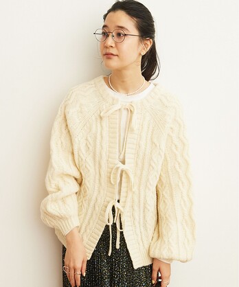 AMBIDEX Store 〇SHETLAND 2way カーディガン(F milk): l'atelier du savon