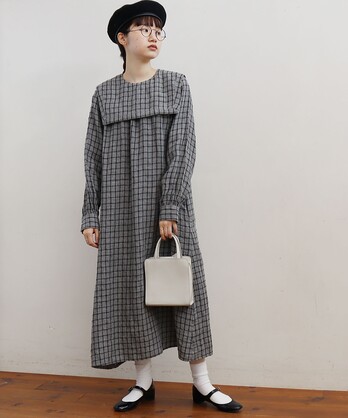 fig London - 〈 fig London 〉morning LINEN sailor dressの+