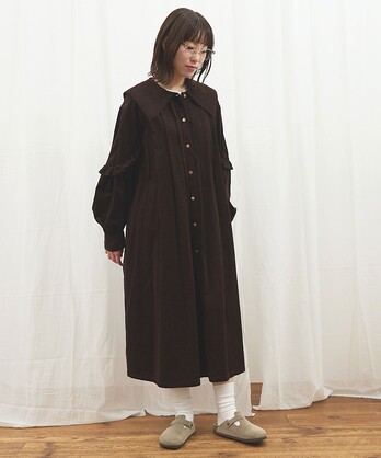 fig London 黒 ロングコート AMBIDEX Store l'atelier du savon/fig London