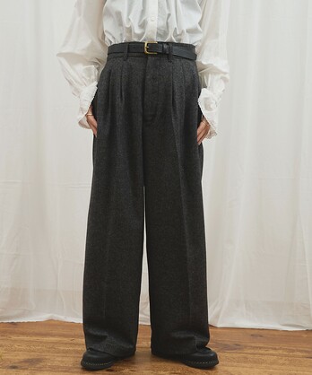 �ZWOOL TWEED trousers