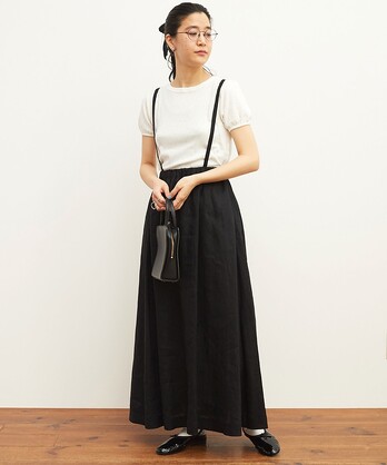 daily LINEN skirt