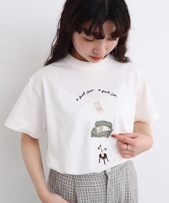 maison de dolce♡ アシンメトリーＴシャツ【white】 maison de Dolce. アシンメトリーTシャツ【white】 - メルカリ