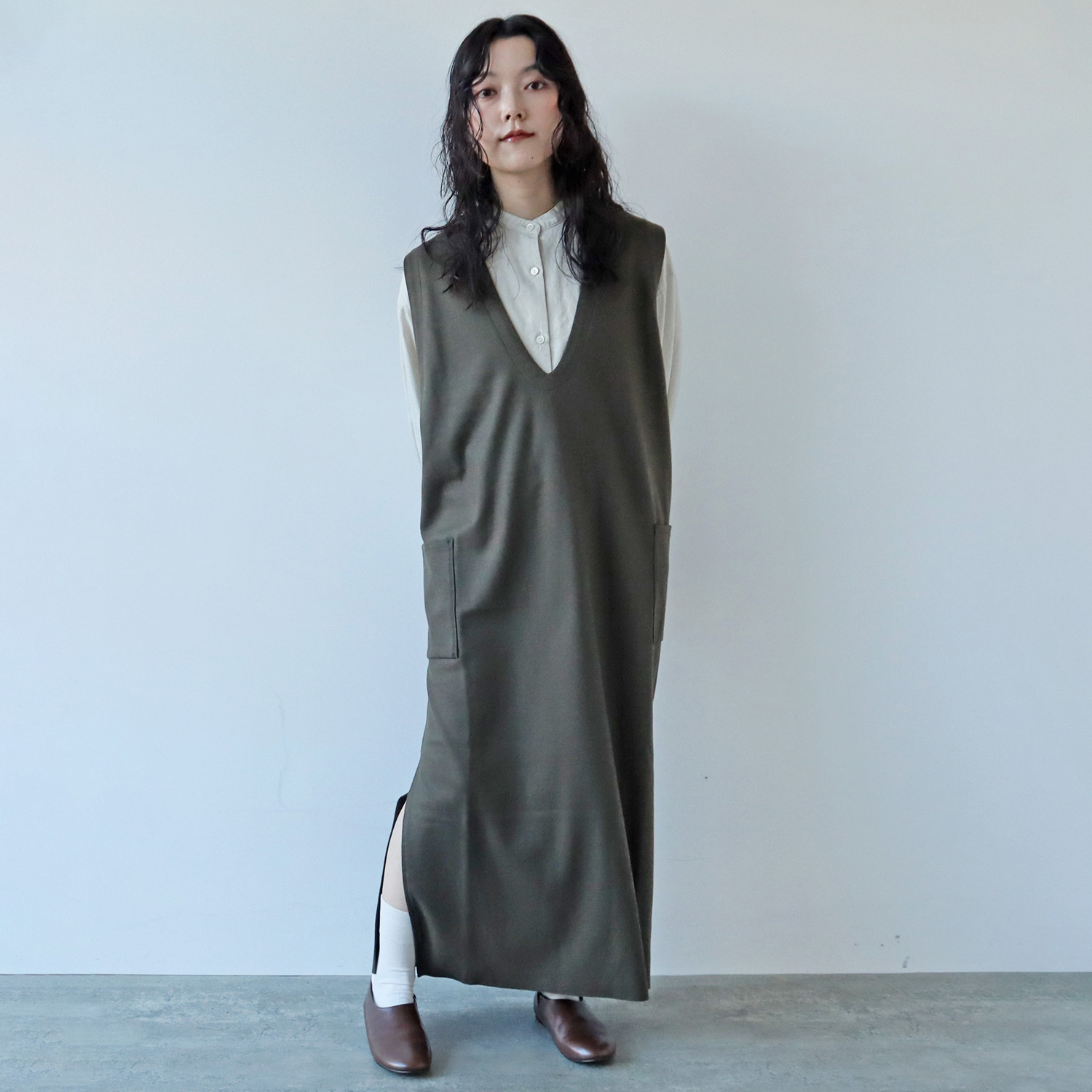 BRUNELLO CUCINELLI - 本物 美品 ブルネロクチネリ ウール100％ 五分袖 ドレープ ワンピース Ｍ の通販 by  💍yutanpo💍｜ブルネロクチネリならラクマ