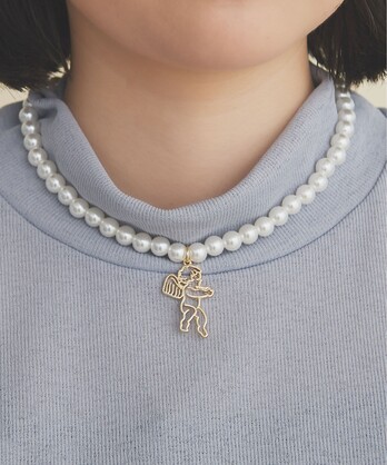 ZANGEL CHARM@pearl necklace